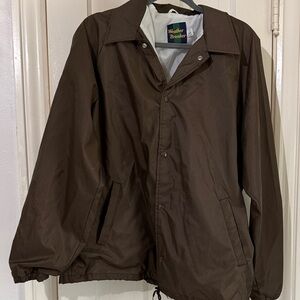 Men's vintage olive Windbreaker Jacket